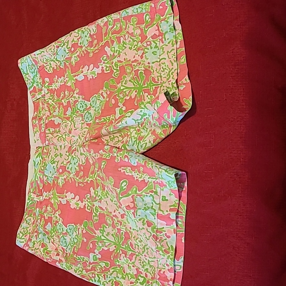 BIG SALE $$$ Lilly Pulitzer Casual Short, Size 16, Color Pink & Green